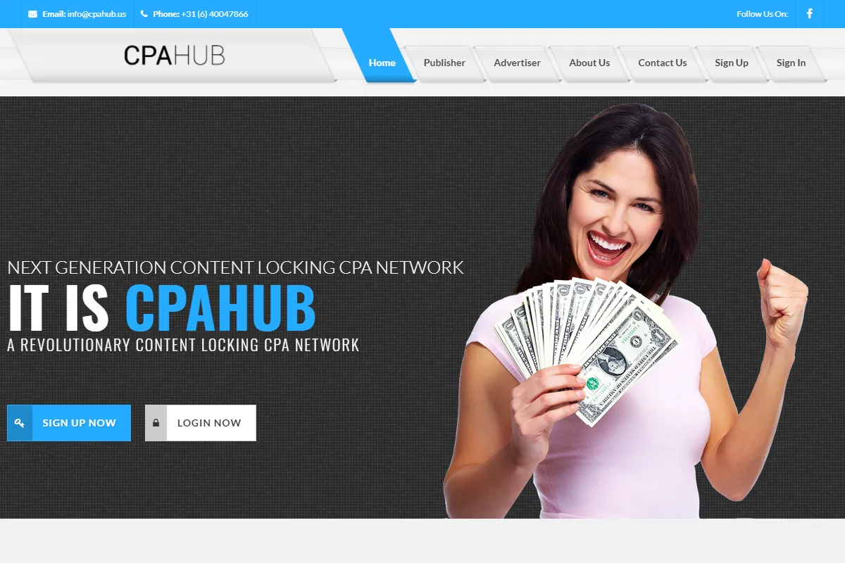 CPAHub – Giao diện thân thiện, hỗ trợ tốt, phê duyệt nhanh